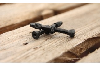Wentyl UST  - 44mm / ALU - Czarny (komplet 2 szt)