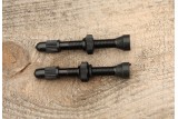 Wentyl UST  - 44mm / ALU - Czarny (komplet 2 szt)