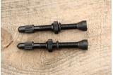 Wentyl UST  - 50mm / ALU - Czarny (komplet 2 szt)