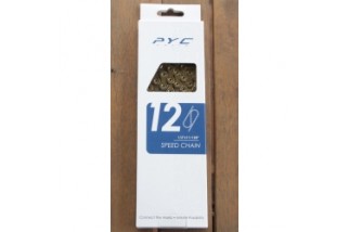 Řetěz na kolo P1201 TiN Gold (12 speed)