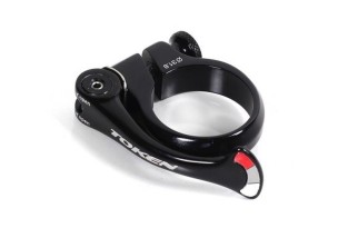 Objímka sedlovky Shark Tail 31,8 mm – černá