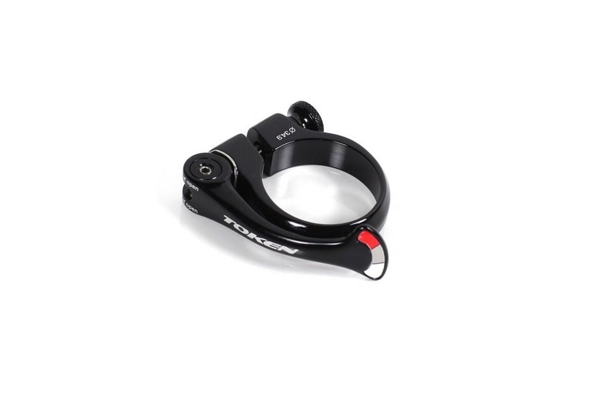 Objímka sedlovky Shark Tail 34,9 mm – černá