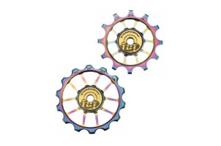 TK1724XSTBT Kola (2 ks) 12/14T Přehazovačka SRAM AXS 12s (Red, Force) Oil Slick