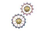 TK1724XSTBT Kola (2 ks) 12/14T Přehazovačka SRAM AXS 12s (Red, Force) Oil Slick